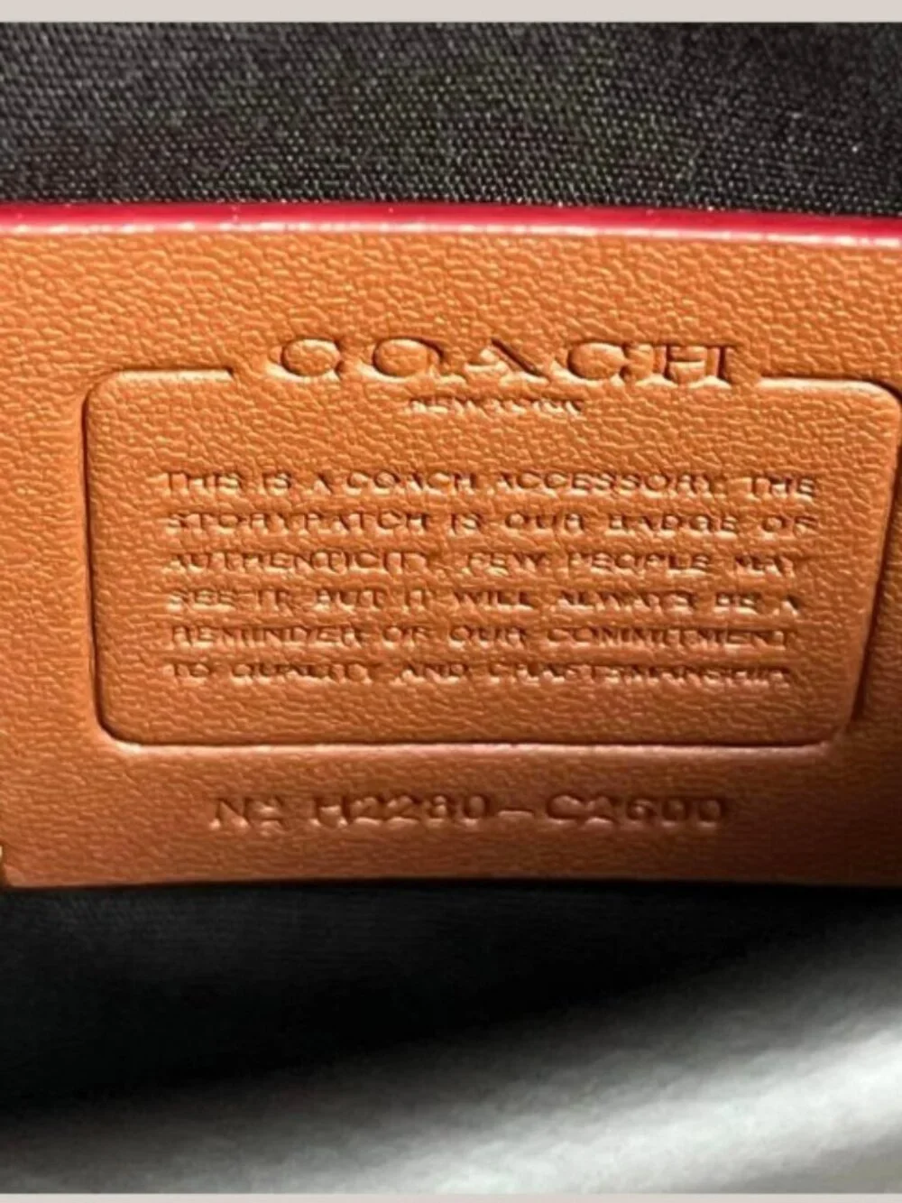 Coach Charter North South Crossbody Black Signature Canvas Hybrid Pouch C2600